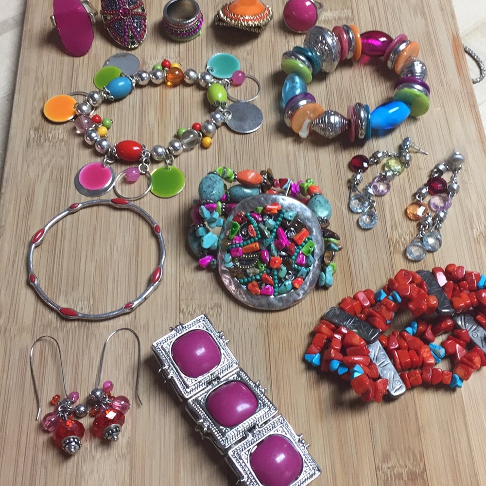 COLORFUL jewelry bundle!